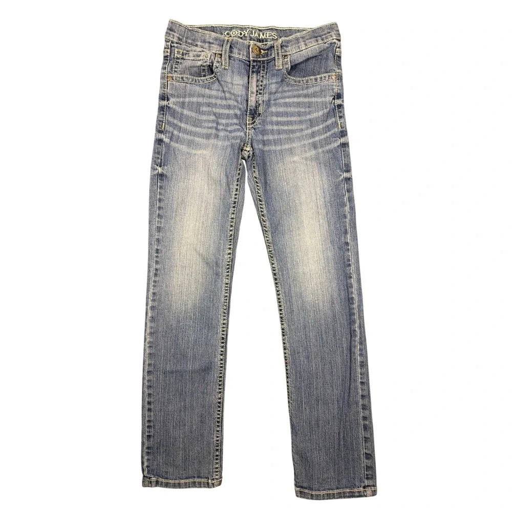 Cody James Girls Straight Leg Western Denim Jeans Blue Size 16 RN138823